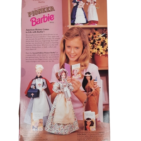 Mattel 1995 Pioneer Barbie Doll American Stories Collection 2nd Edition Vintage - Picture 3 of 9